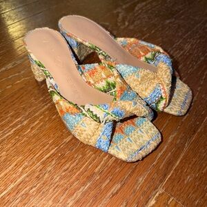 Katy Perry Collections Colorful Woven Heels